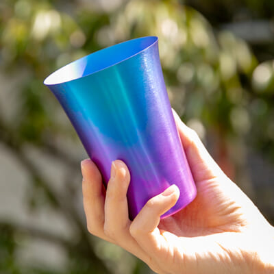 錆びにくく、耐久性が抜群。軽量なのでアウトドアでも活躍！