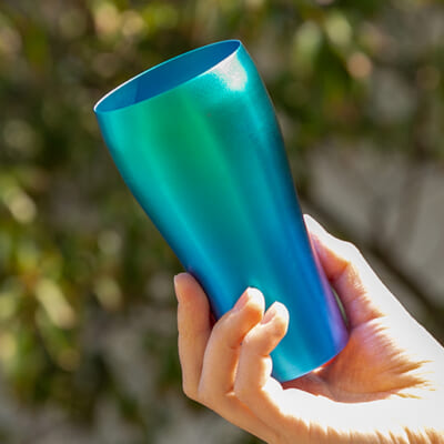 錆びにくく、耐久性が抜群。軽量なのでアウトドアでも活躍！