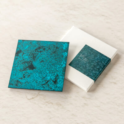 折燕 コースター ブルー