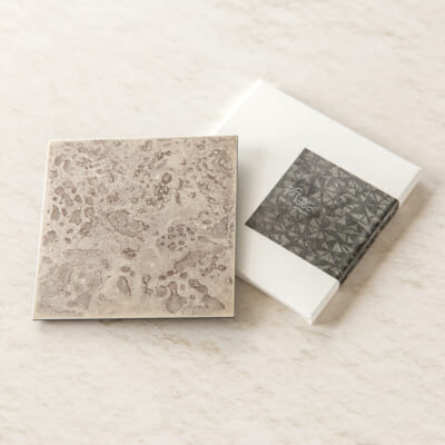 折燕 コースター アンティークシルバー