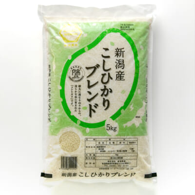 新潟県産ブレンド米「こしひかりブレンド」精米5kg