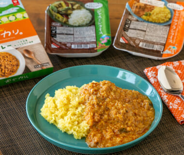 レトルトカレー・パックごはんセット