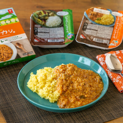 レトルトカレー・パックごはんセット