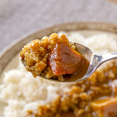 野菜の甘みや、どぶろくのもろみと酸味が効いたカレー