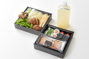 2. 新潟県産のどぐろしゃぶしゃぶ