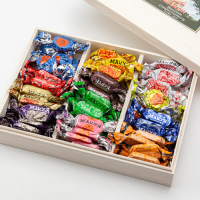 ロシアチョコレート詰め合わせ（木箱入）