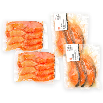 本造り銀鮭・焼き漬けセット 2種 計4パック（竹）