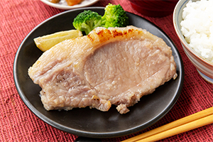 2. 県産豚肉の塩麹漬け