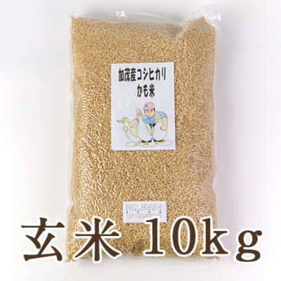 新潟産コシヒカリ「かも米」（従来品種）玄米10kg