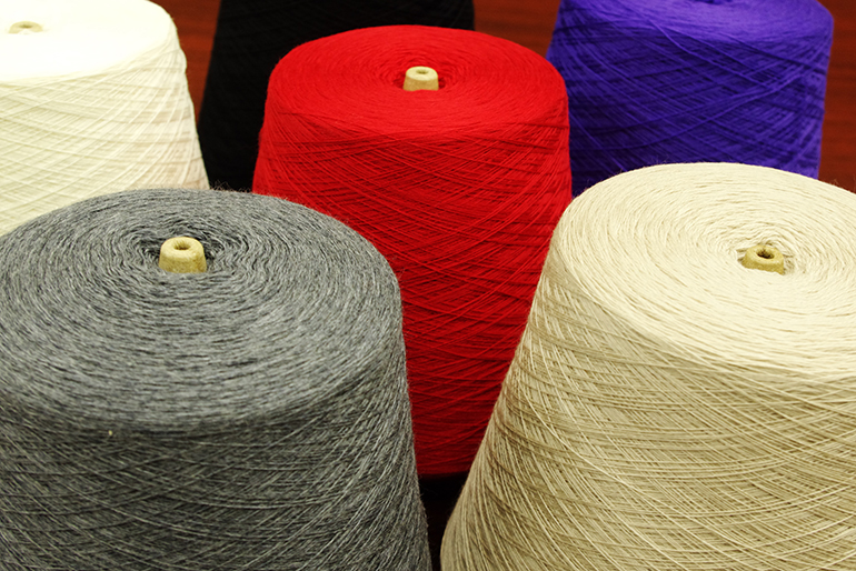 最高級ウールを使用した、ソフトな触り心地