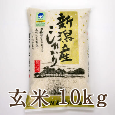 【定期購入】新潟産 特別栽培米コシヒカリ「縄文狐島米」玄米10kg