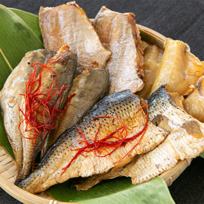 笹川流れの鮮魚を使った「骨まで食べられる干物」