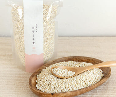 新潟県産もち麦「白雪もち麦」（はねうまもち）