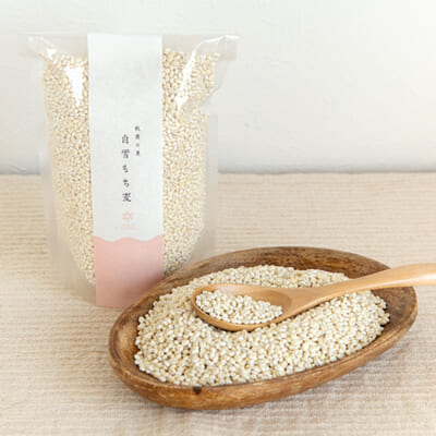 新潟県産もち麦「白雪もち麦」（はねうまもち）