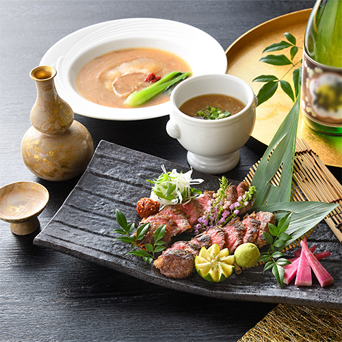 新潟直送計画】KIWAMI桜（くびき牛漬け＆フカヒレ料理セット