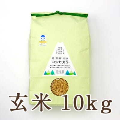 【定期購入】南魚沼 塩沢産コシヒカリ（棚田栽培・特別栽培）玄米10kg