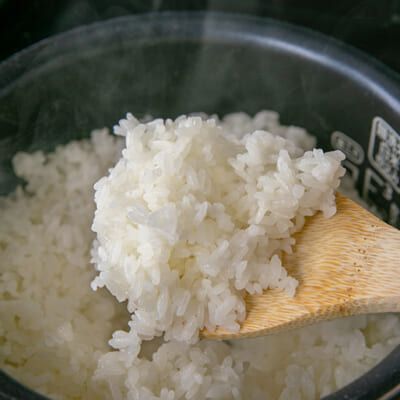 しっかりとした食感が人気の「岩船産コシヒカリ」