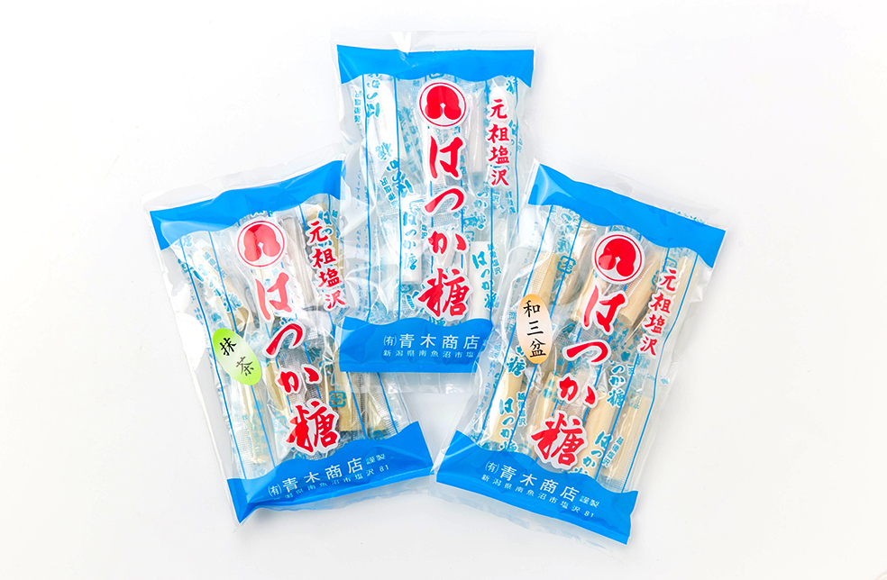 新潟直送計画】はっか糖 味くらべ – アオキ菓子店