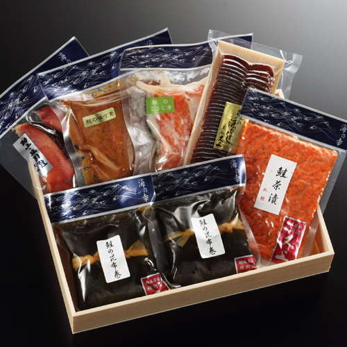新潟直送計画】鮭の加工品詰め合わせ – 又上