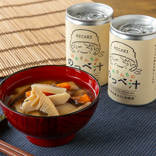 新潟直送計画】おめさんちののっぺ汁缶 – 株式会社ヒカリ食品