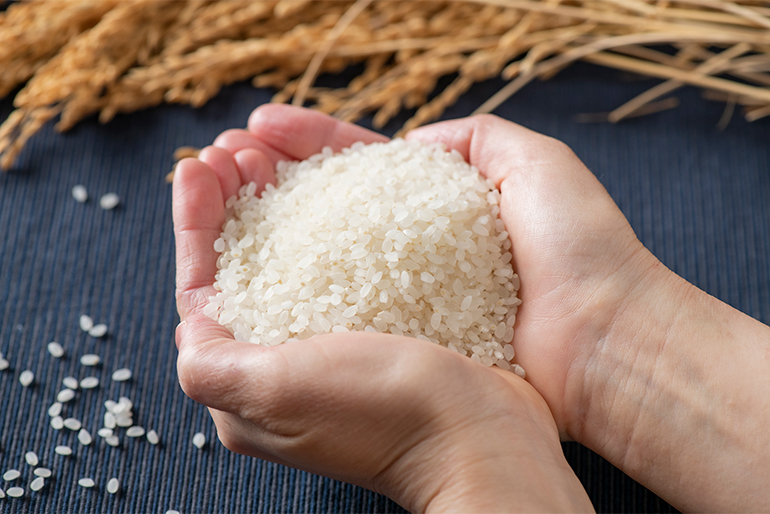 美味しさの秘密は、食べても美味しい特別栽培米