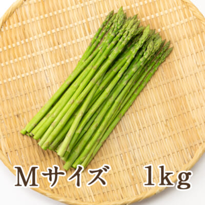 新潟県産 グリーンアスパラガス Mサイズ（ちょい細）1kg