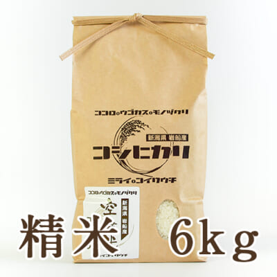 【定期購入】岩船産「空舞米」コシヒカリ 精米6kg