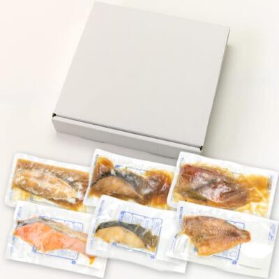 煮魚・味噌漬け 6種 計6袋（化粧箱入）