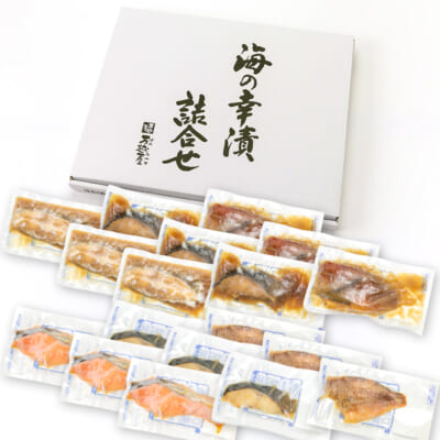 煮魚・味噌漬け 6種 計18袋（化粧箱入）