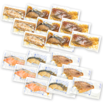煮魚・味噌漬け 6種 計18袋