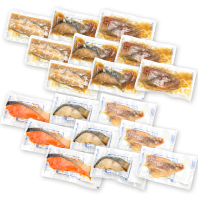 煮魚・西京漬け 6種 計18袋
