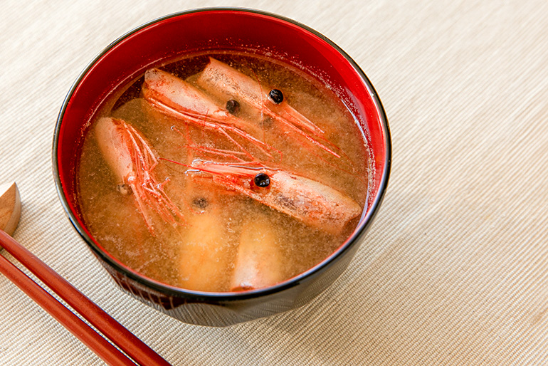 エビの頭は旨味たっぷり！