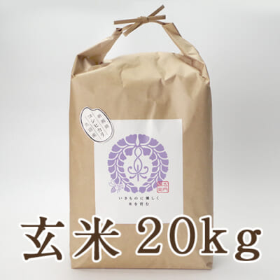 魚沼産コシヒカリ 玄米20kg