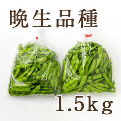 新潟県産 枝豆 晩生品種 1.5kg