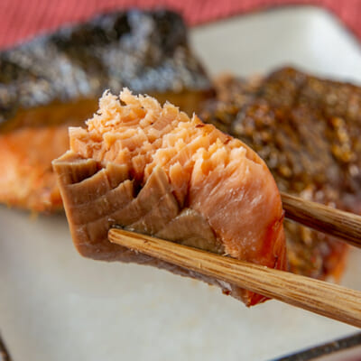 ふっくらと肉厚な北海道産の秋鮭