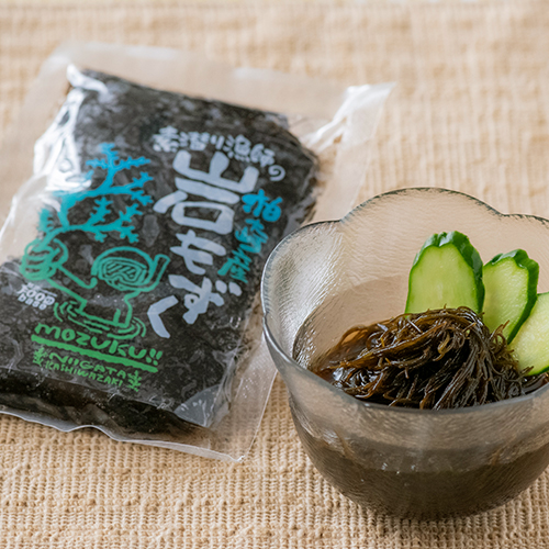 新潟直送計画】天然岩もずくの塩漬け – 鯨波foodbase