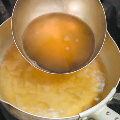 生姜スープはポカポカ温まります