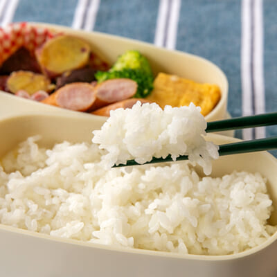 もち米入りブレンド米は、冷めても美味しさ長持ち！
