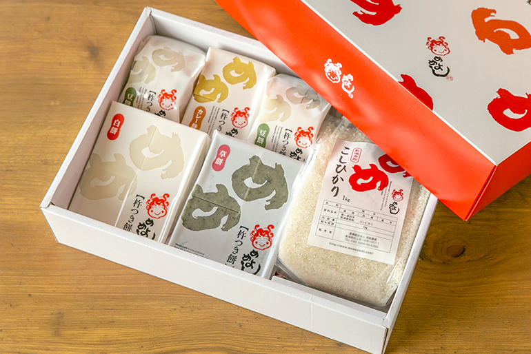 縁起の良い紅白パッケージは、お祝いギフトにおすすめ