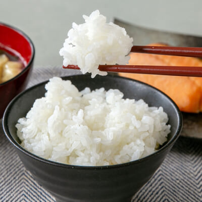 大粒でふっくらとした炊きあがり