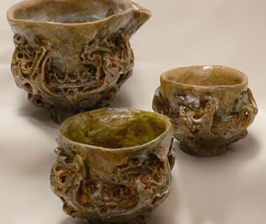 火焔型酒器（お銚子・ぐい呑み）