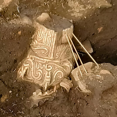 縄文土器で唯一の国宝。十日町で出土した火焔型土器