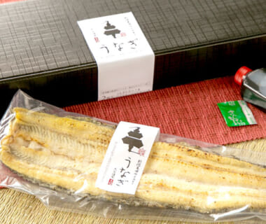 国産うなぎの白焼き
