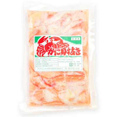 佐渡産 浜茹で紅ズワイガニ むき身 1パック