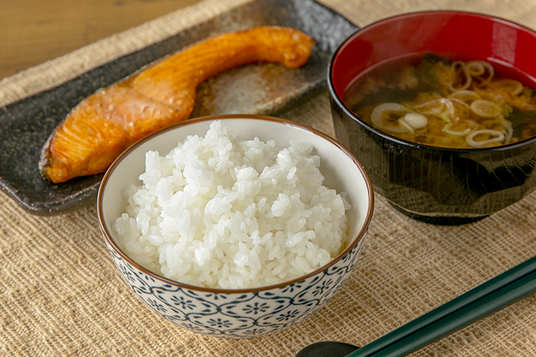 炊き立ての香りとツヤがたまらない!