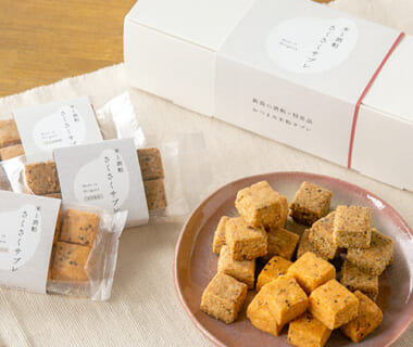 米と酒粕さくさくサブレ