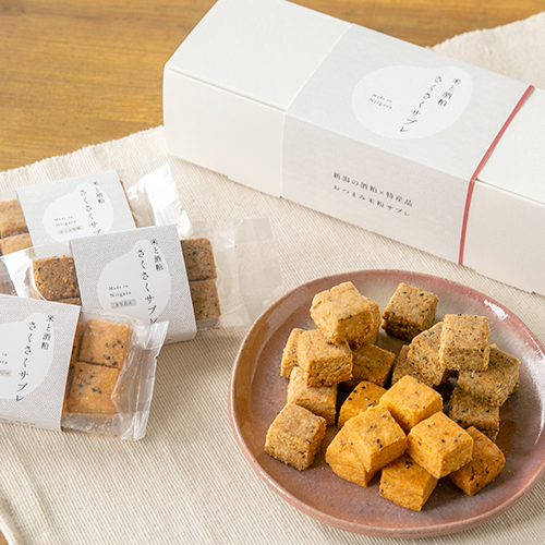 新品　恵酒粕セット(4点セット) 新潟直送計画】米と酒粕さくさくサブレ – 旬果甘味店 ルコト