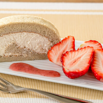 季節のフルーツを添えて、お召し上がりください