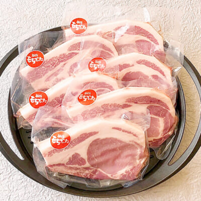 新潟県産 和豚もちぶた 上ロース厚切り 6枚
