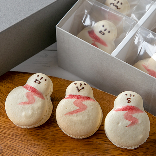 新潟直送計画】雪だるマカロン – パティスリー オ ラランティ